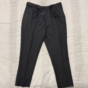 Officine Generale Dark Gray Dress Pants